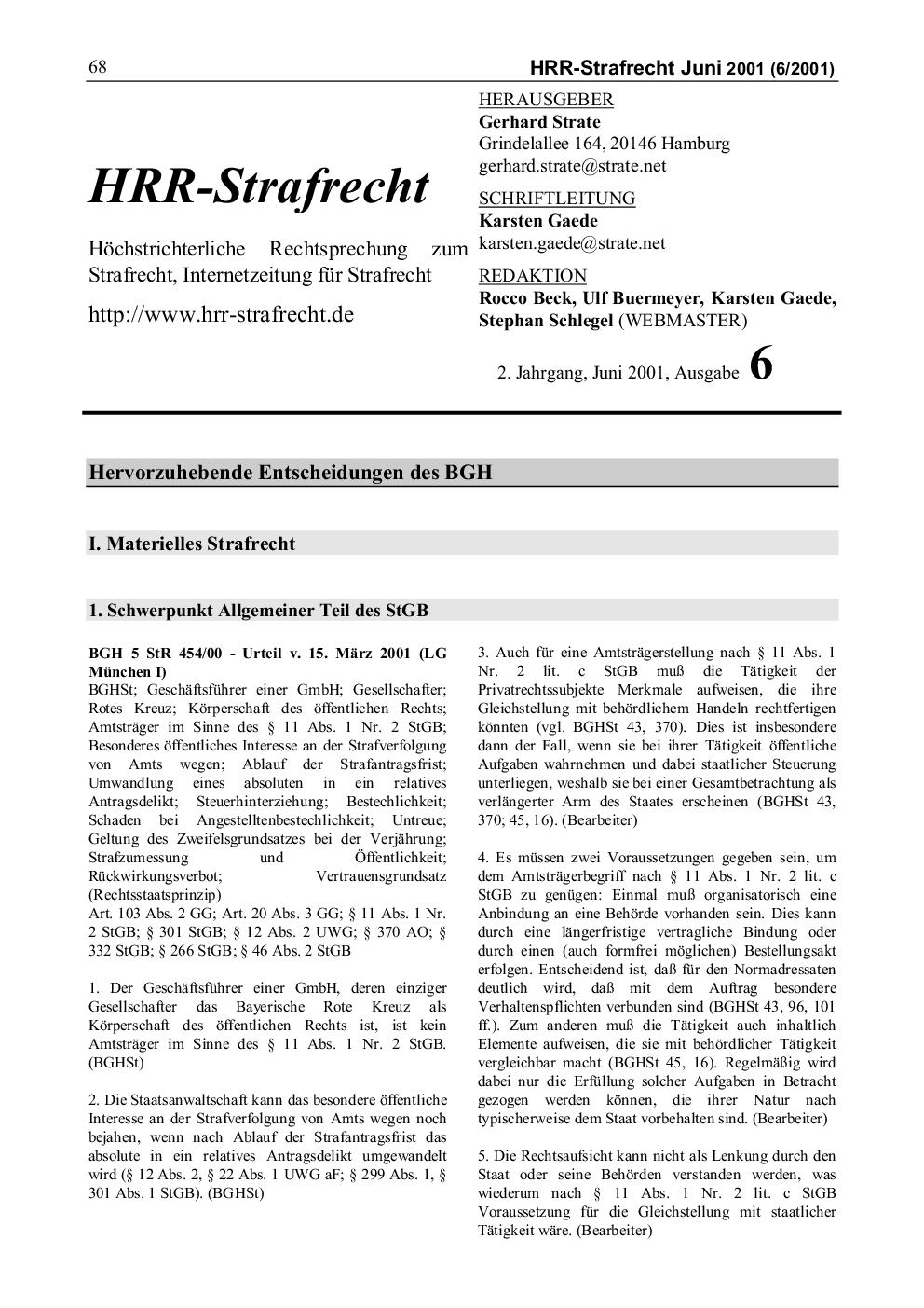 Titelbild Ausgabe 01-06