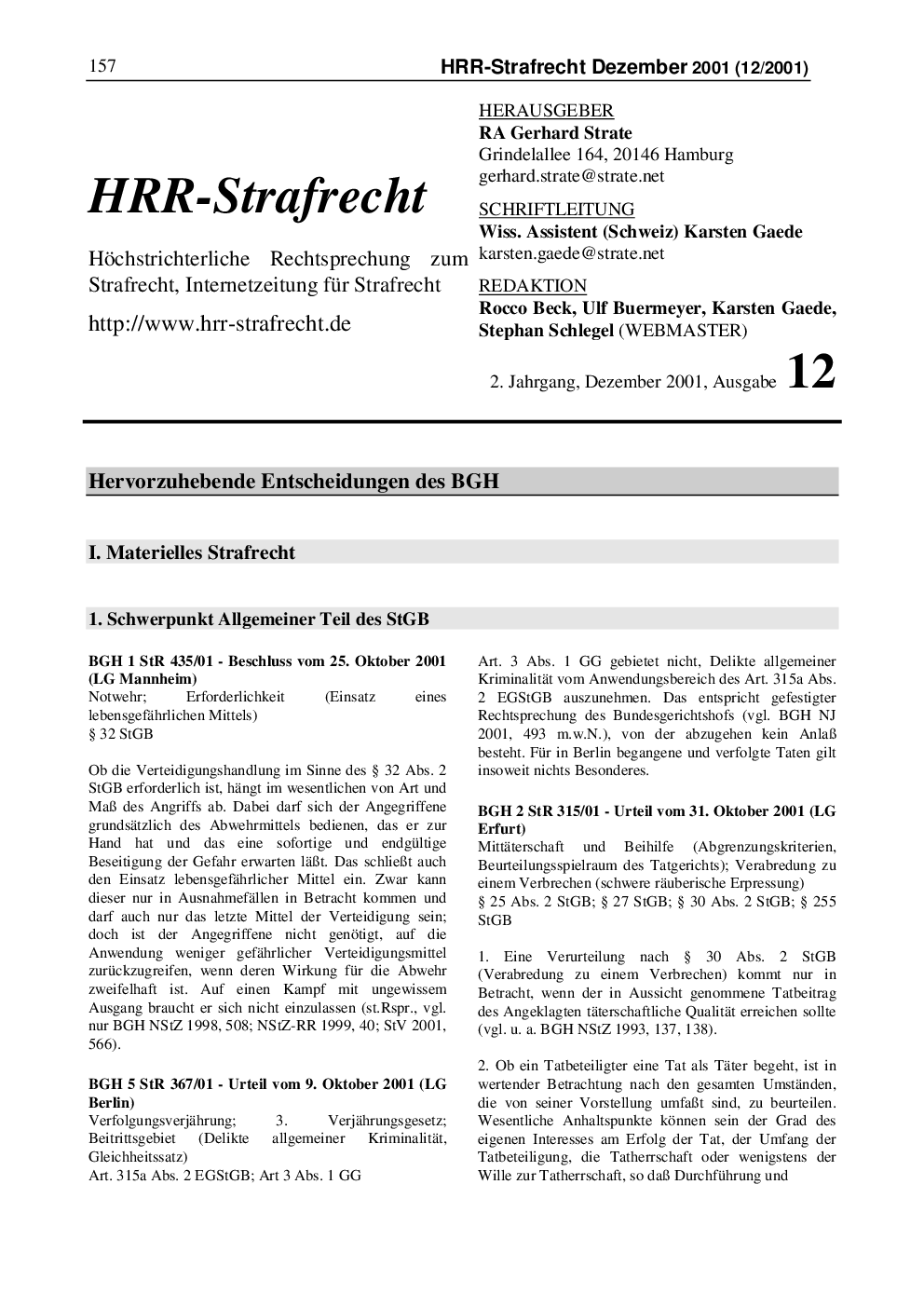 Titelbild Ausgabe 01-12