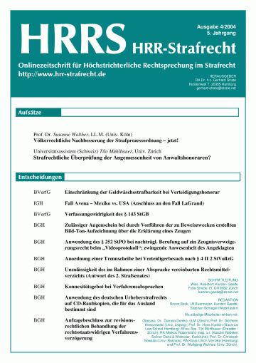 HRRS-Ausgabe April 2004