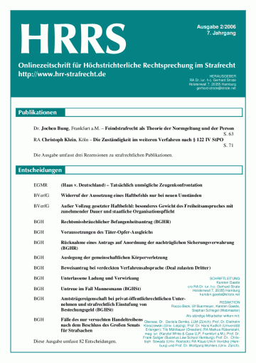 Titelbild Ausgabe 2/2006