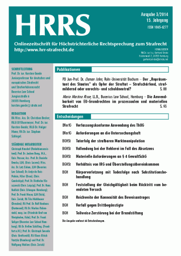 Titelbild Ausgabe 3/2014
