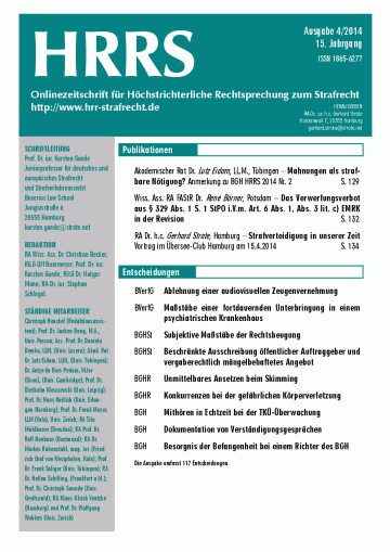 Titelbild Ausgabe 4/2014