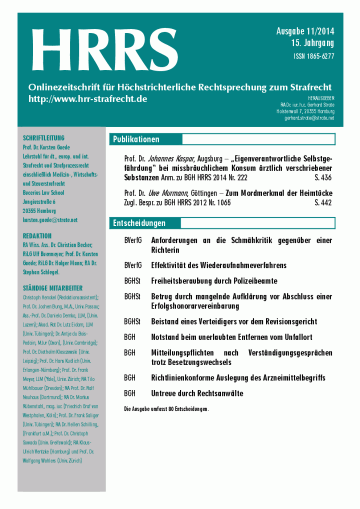 Titelbild Ausgabe 11/2014