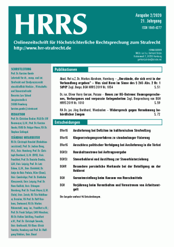 Titelbild Ausgabe 2/2020