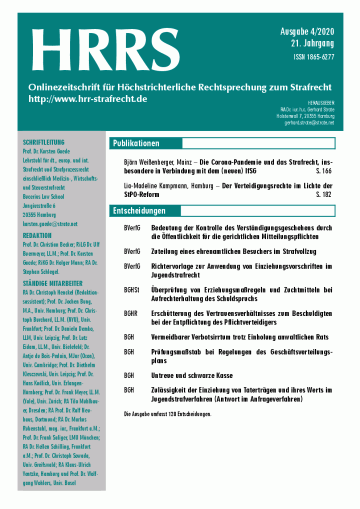 Titelbild Ausgabe 4/2020