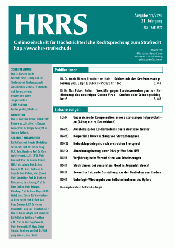 Titelbild Ausgabe 11/2020