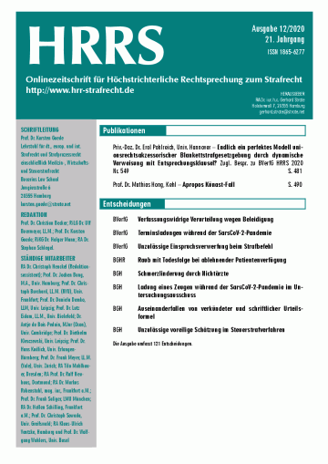 Titelbild Ausgabe 12/2020