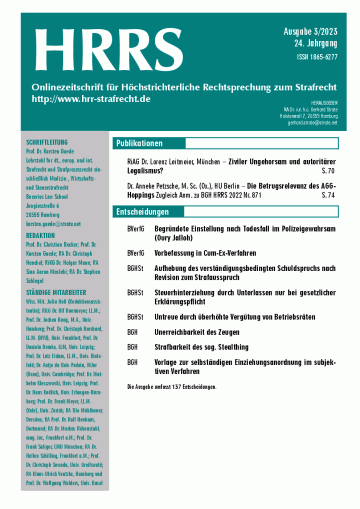 Titelbild Ausgabe 3/2023