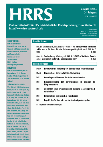 Titelbild Ausgabe 5/2023