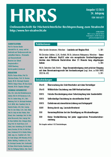 Titelbild Ausgabe 12/2023